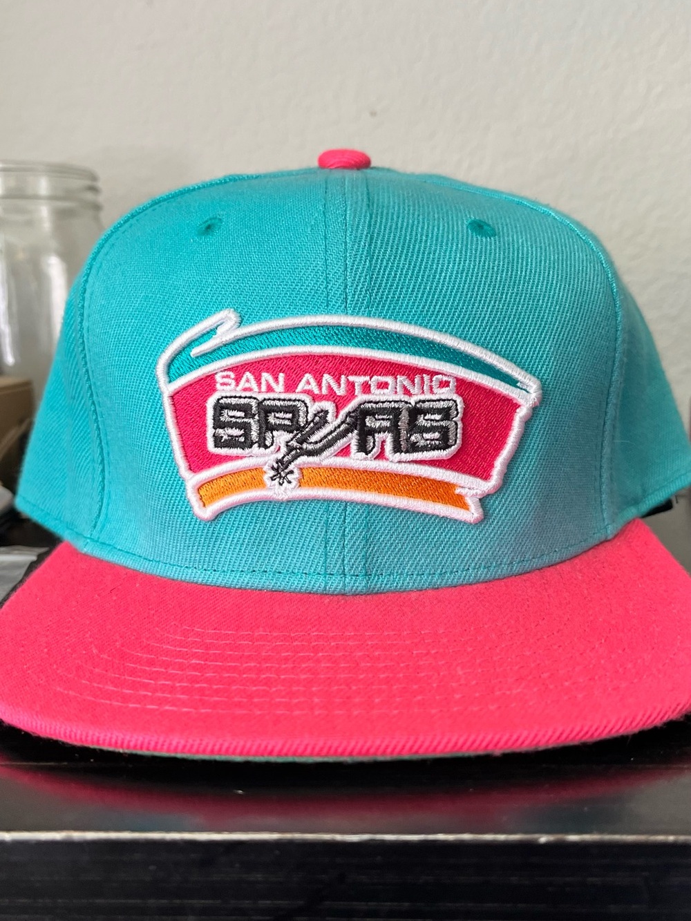 Mitchell & Ness Men's San Antonio Spurs Snapshot Snapback Hat